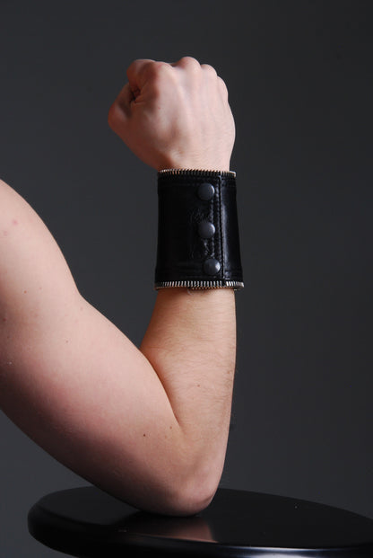Wristband With Zipper Accents — view 2