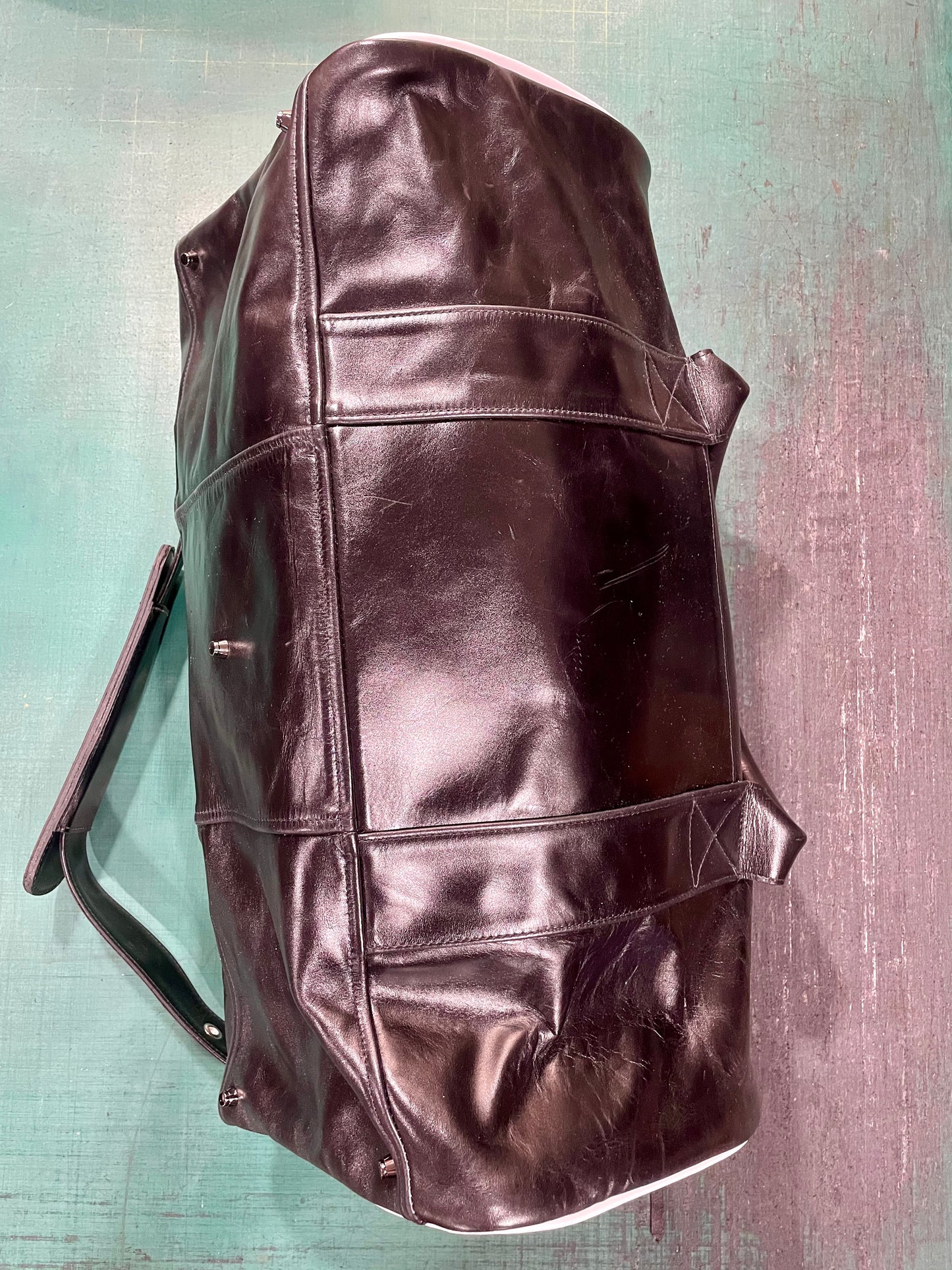 FM Leather Duffel Bag