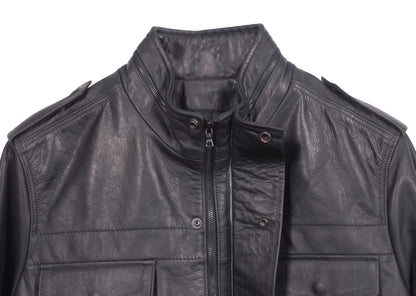 Leather Army Jacket — view 2