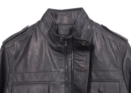 Leather Army Jacket